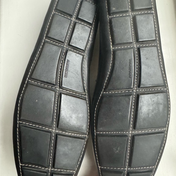 Via Spiga Size 12 men’s black loafers driving shoes - Picture 3 of 7